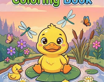 Leuke kleurplaten eend voor kinderen