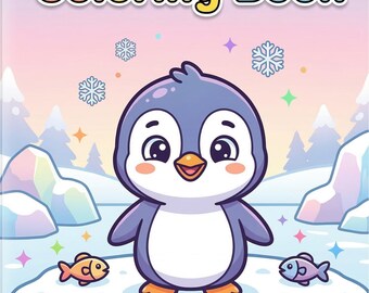 Kleurboek kleine pinguïn | Afdrukbare activiteitenpagina's voor kinderen