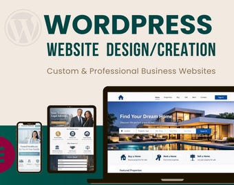 Custom Website Design | Business Website | SEO-Friendly, Responsive Professional WordPress Webdesign Services