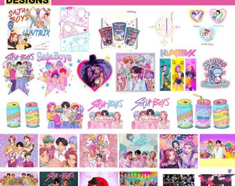 900 Kpop Demon Hunters PNG Bundle, SVG Kpop T-Shirt Design, Saja Boys Girls Bands, Saja Boys Kpop Fan Art, Girl Dinner png, Huntrix Fan Art