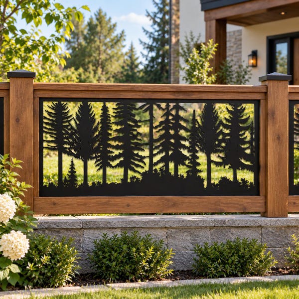 Rustic Garden Guard Yard Fence Rustic Panels - Etsy