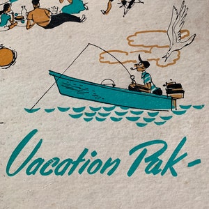 vintage vacation pak/robert mc michael, inc./first aid kit/travel size products/glamping/vintage travel trailer/airstream/retro trailer