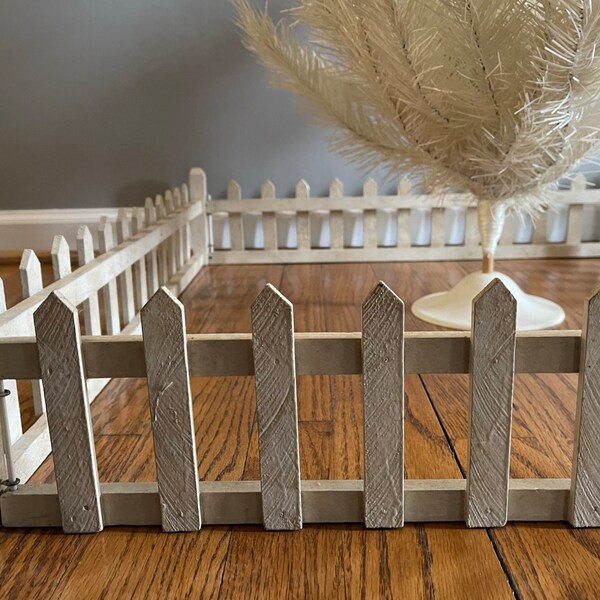 Christmas Tree Fence Etsy