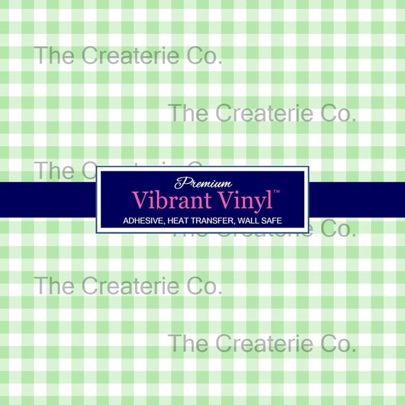 Gingham Printed Vinyl,Heat Transfer Vinyl,Adhesive Vinyl HTV Prints