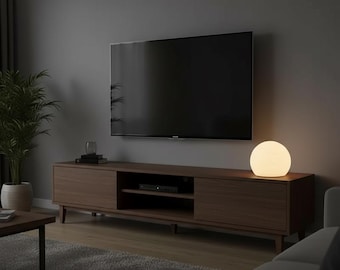 Lampa kula zmieniająca kolor RGB – ściemnialna lampa kula LED z pilotem, nowoczesne oświetlenie nastrojowe do sypialni i salonu