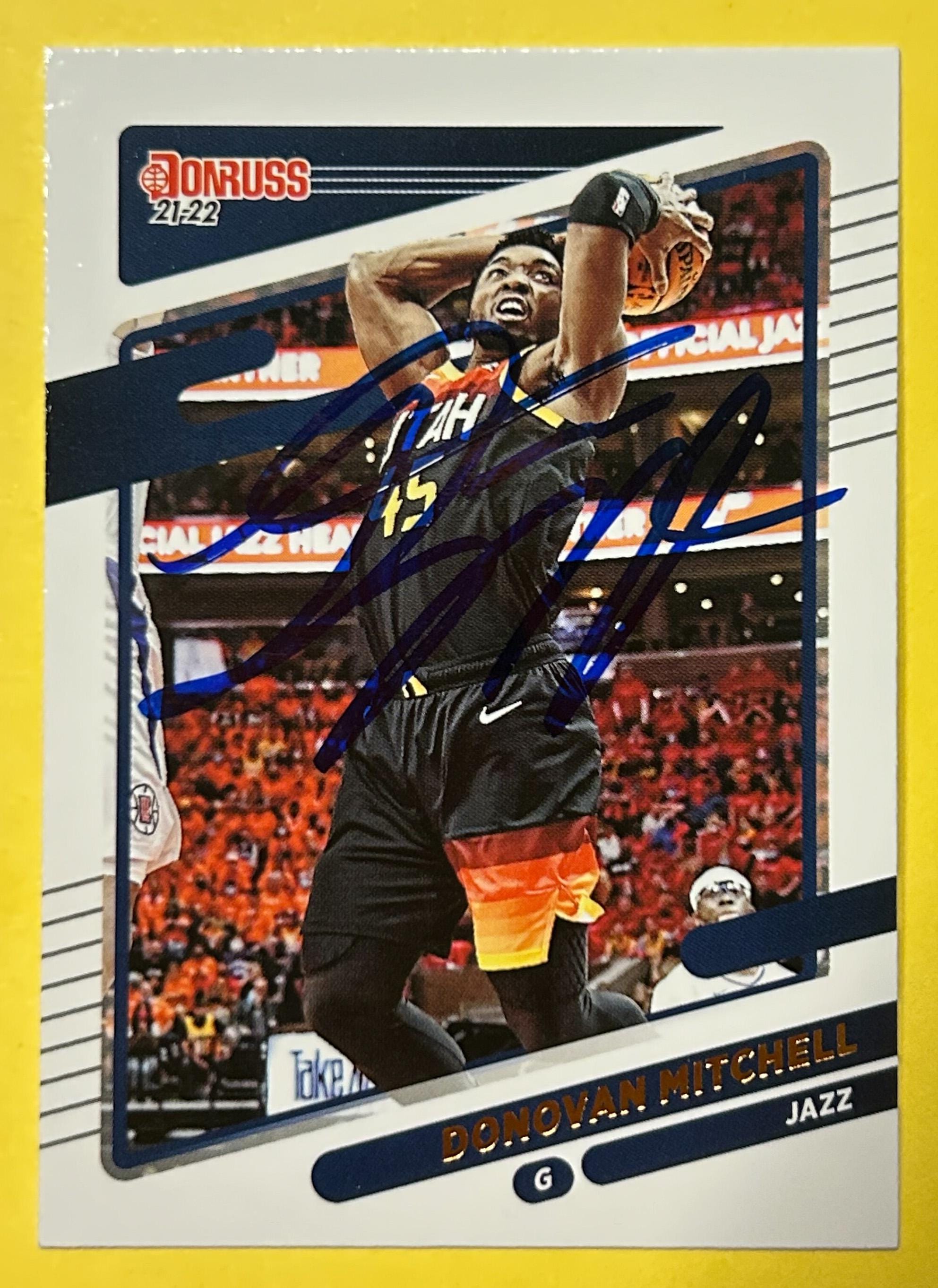 Donovan Mitchell Signed Card - Etsy