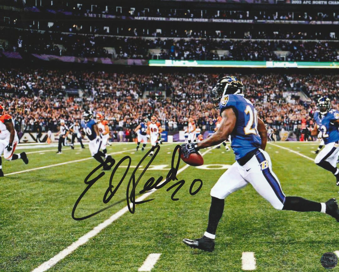Ed Reed Signed Autographed (baltimore Ravens) NFL Football 8x10 Photo ...