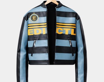 Adriano Heavy Dedictd 10 Skórzana Kurtka Dla Mężczyzn i Kobiet