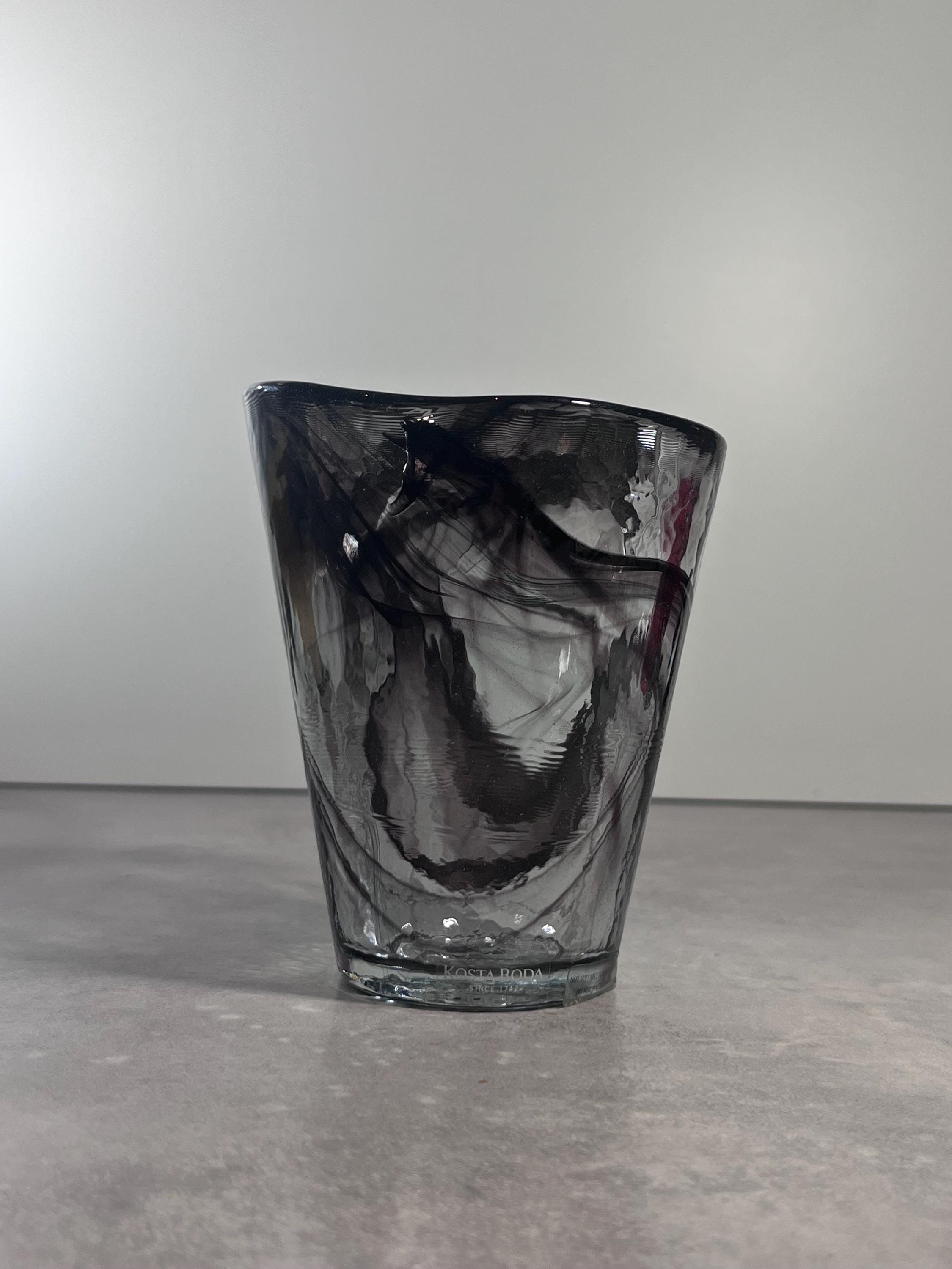 Kosta Boda Mine Swirl Glasses - Etsy