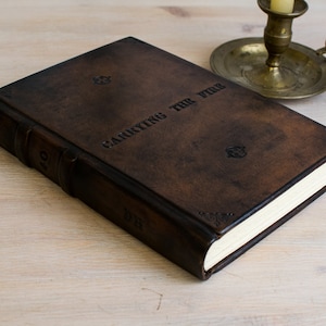 Carnet cartonné, agenda personnalisé, journal en cuir noir, carnet de notes en cuir personnalisé, journal en relief, carnet de notes B5 A5 en cuir noir