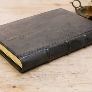 Carnet de notes gris personnalisé, journal B5 à couverture rigide, carnet de notes A5 relié en cuir, Bullet Journal, carnet de croquis personnalisé, journal en cuir gris