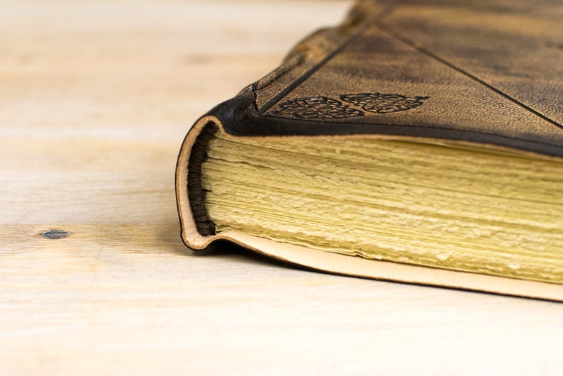 A5 B5 Personalized Large Leather Journal Blank Book Writing Etsy