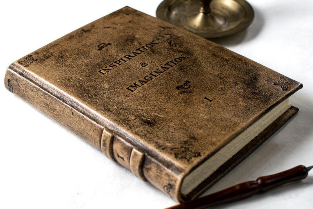Diario Maleden Recargable - 160 Páginas En Blanco, Cubierta De Piel Sintética, Estilo Vintage