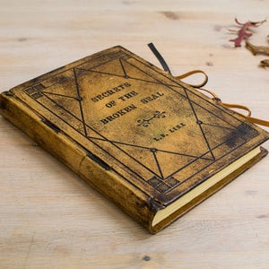 Leather Journal Vintage, Personalised Notebook, Handmade Leather Journal A5 B5, HardCover NoteBook A5, Notebook Hardback, Medieval Gift