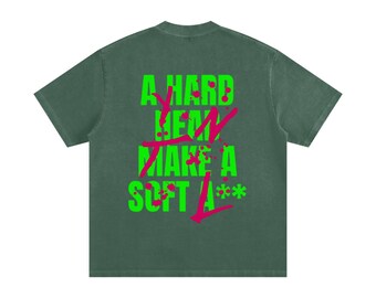 Hard Head Soft Ass Heavyweight Washed T (retro green)