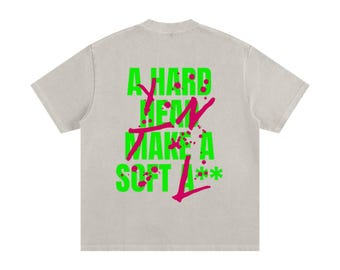 Hard Head Soft Ass Heavyweight Washed T (light apricot)