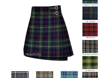Kilt escocés de tartán de 5 yardas para hombre, estilo tradicional de las Tierras Altas, para bodas y ocasiones formales. Disponible en más de 50 tartanes.