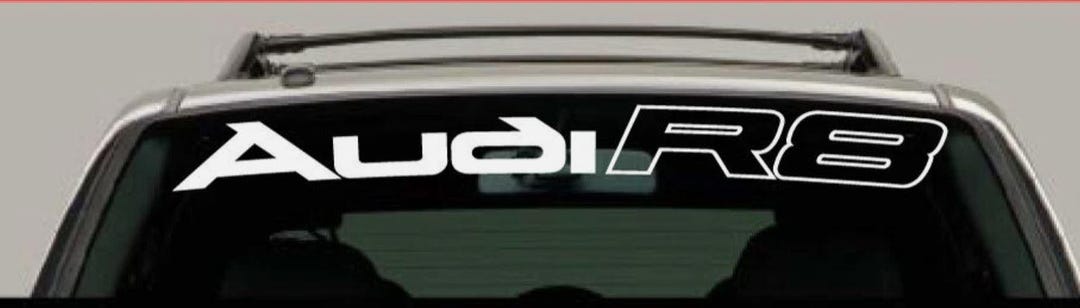 Rings Decal Sticker for Windshield Windows Car Vinyl Graphics Audi R8 ...