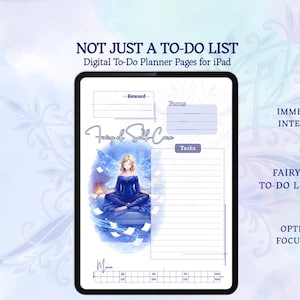 Gamified To-Do List Planner Pages for GoodNotes | Fantasy Productivity System | iPad Digital Planner Inserts