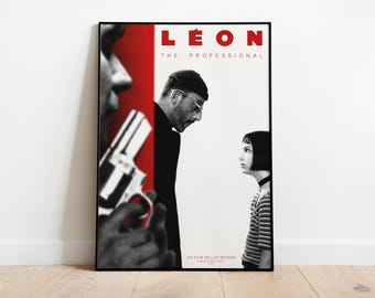 LEON Movie Poster | Wall Decor | Framed&Unframed