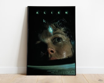 Alien Movie Poster | Space | Sci-Fi Horror | Framed&Unframed