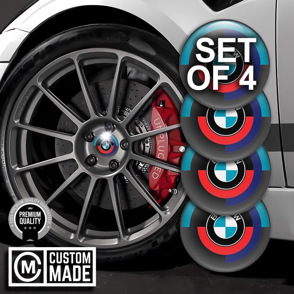 Hash Tags On Rims Vinyl Decal Badge Tag Epoxy Resin Domed Sticker Hubcap Wheel Center Rim ...