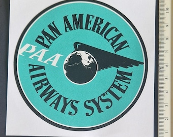 Pan Am Sticker                  (Ref. D2)