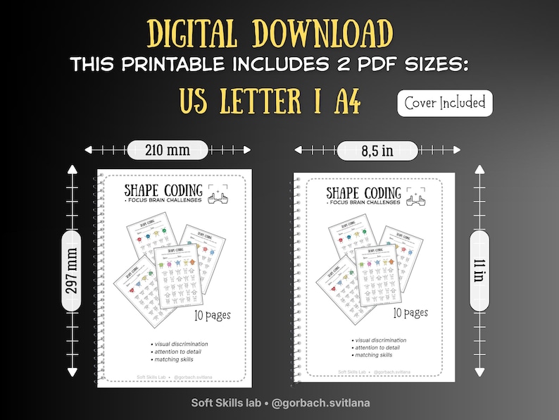 Shape Coding Worksheets for Kids | Visual Discrimination, Matching ...