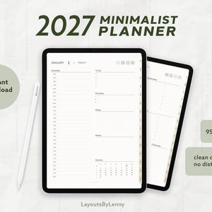 Digitale Planner iPad 2026, Sage, Hyperlinked PDF, GoodNotes Levensplanner, Nederlandse Versie