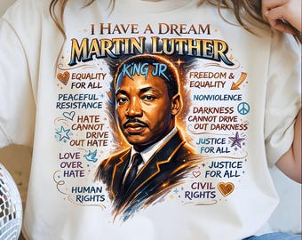 Martin Luther King Jr I Have a Dream PNG | Black History Month (Digital Download)