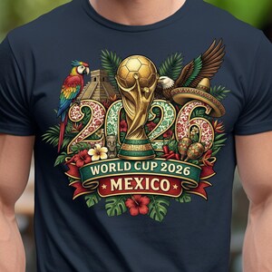 Tropical Mexico World Cup 2026 graphic for sports fans