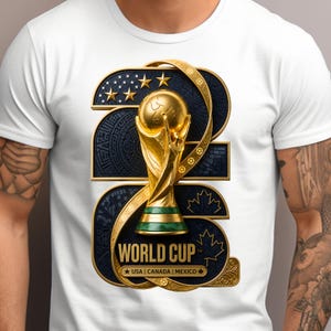 2026 World Cup PNG, USA Canada Mexico Soccer Championship Football Fan (Digital Download)