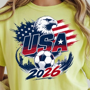 USA World Cup 2026 PNG, Chase The Glory Soccer, American Football Team Fan (Digital Download)