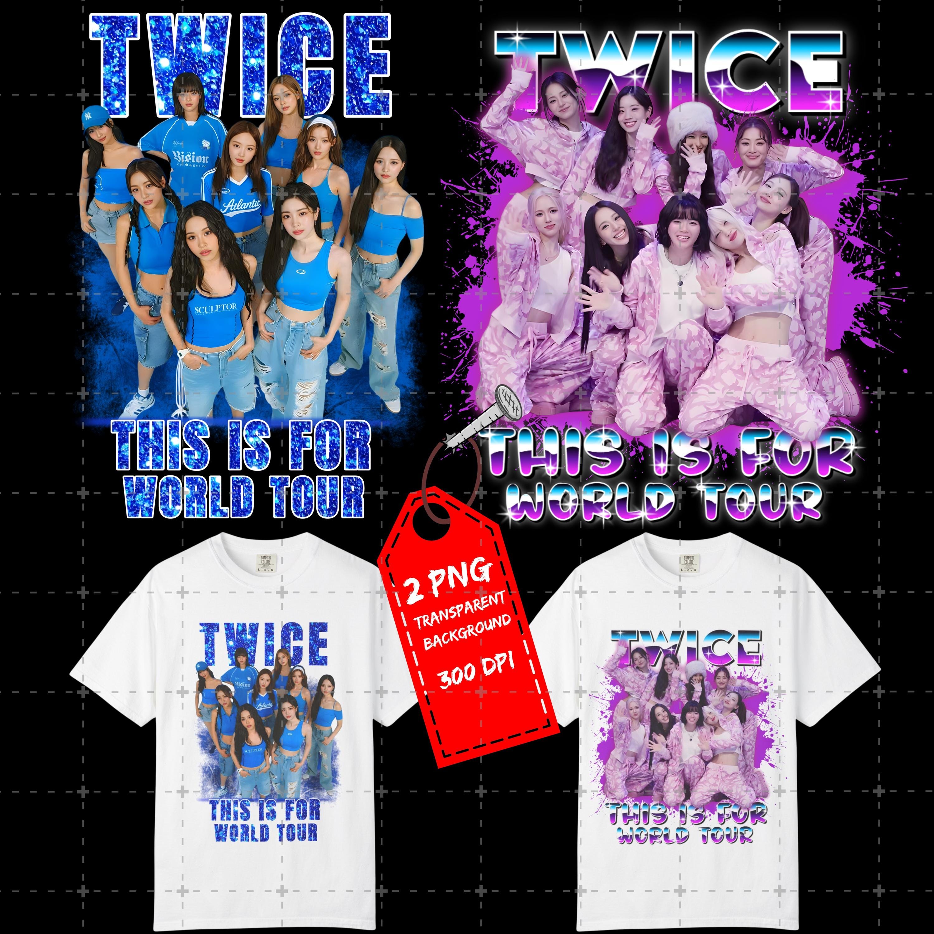 TWICE This is for World Tour 2026 PNG FILE Ready to Print( Digital