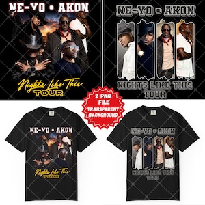 Ne-Yo & Akon PNG: Projekt trasy koncertowej „Noce jak ta” (pobranie cyfrowe)