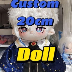 Customized Plush Toy, Customized OC Doll, Custom Cotton Doll, Picture Custom Plush Dolls,Made For Anime Fans,Game Character Doll