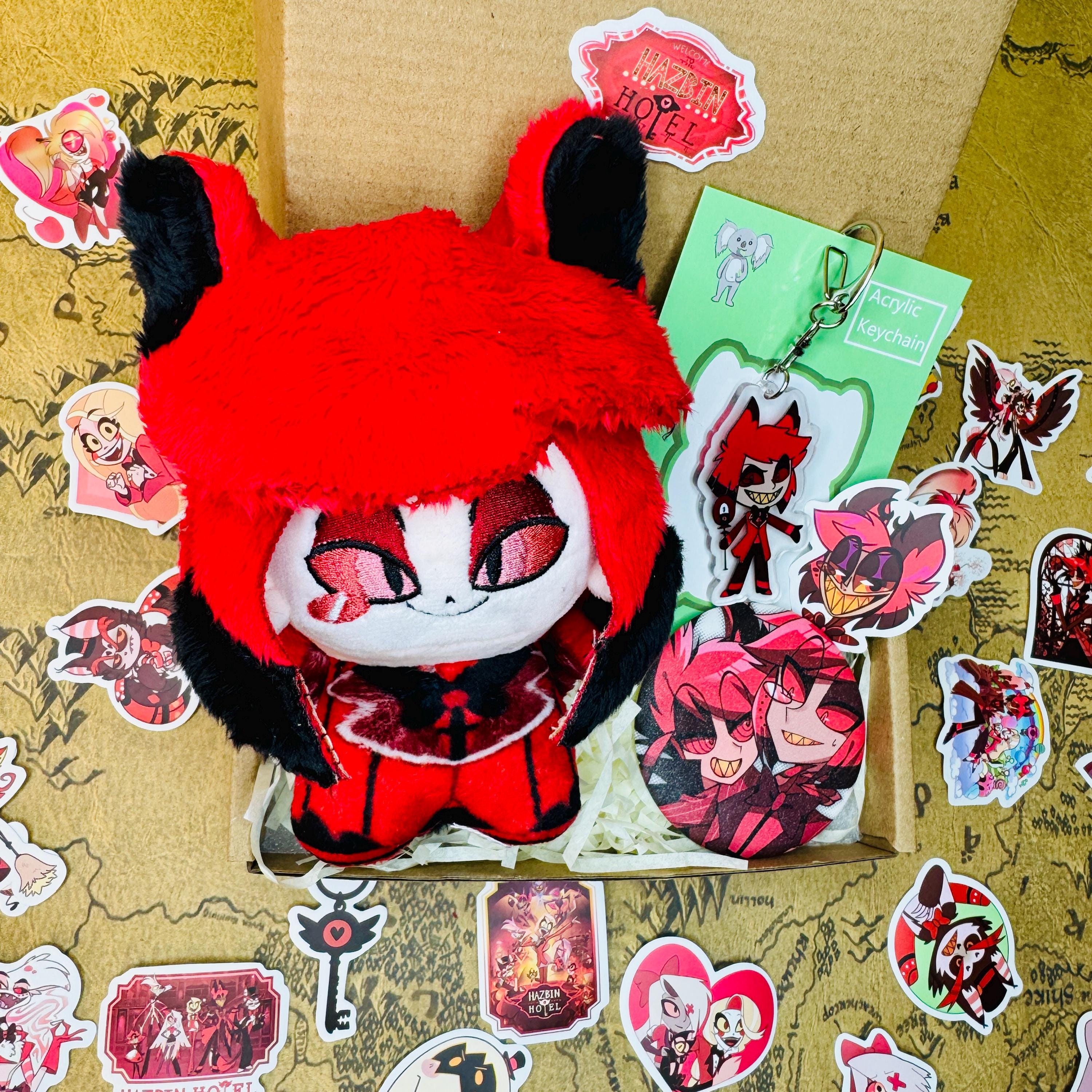 Hazbin Hotel Charlie Husk Angel Alastor figures and plushies