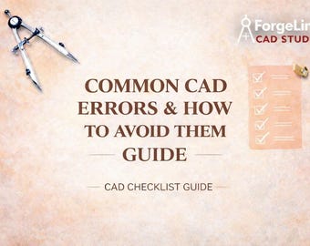 CAD Checklist Quick Guide PDF | Common CAD Errors & How to Avoid Them
