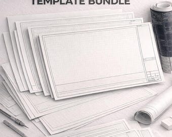 AutoCAD Title Block Templates A0–A5 | Editable AutoCAD DWG Bundle