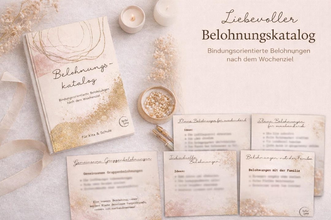 Loving Reward Catalog, Attachment-oriented Rewards for Daycare, School ...