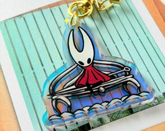 Portachiavi in acrilico di Hollow Knight Silksong, regalo a tema Hollow Knight