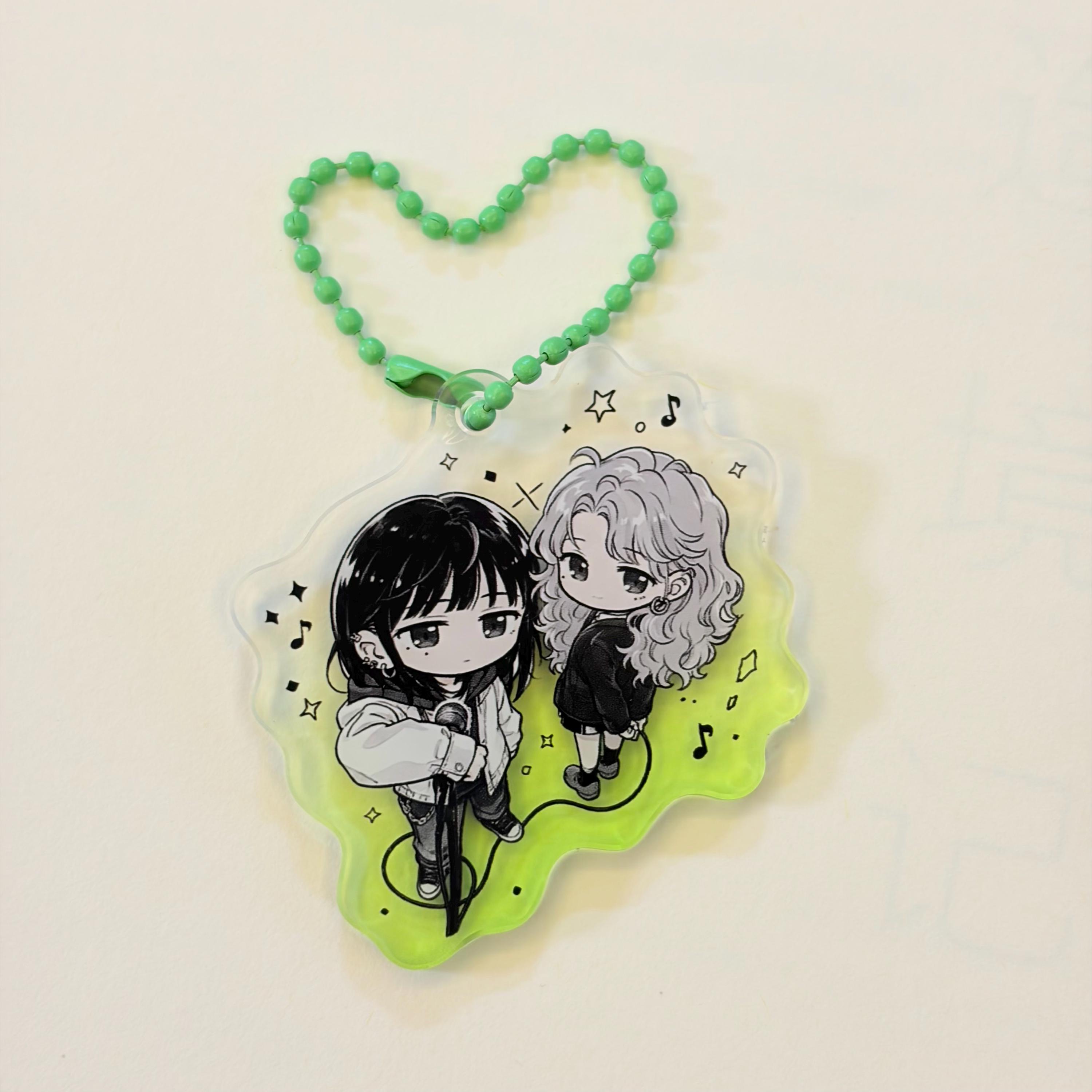 Green Yuri Charm - Etsy