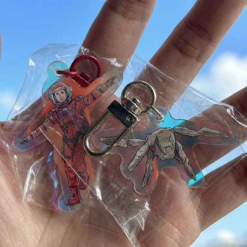 Grace Rocky Keychain Charm, Project Hail Mary Fan Art Keychains - Etsy