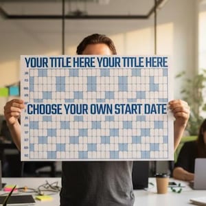 Kundengeschenk | Werbegeschenke Für Kunden | Personalisierter 2026 Wandkalender | Familien-, Haus- & Büroplaner