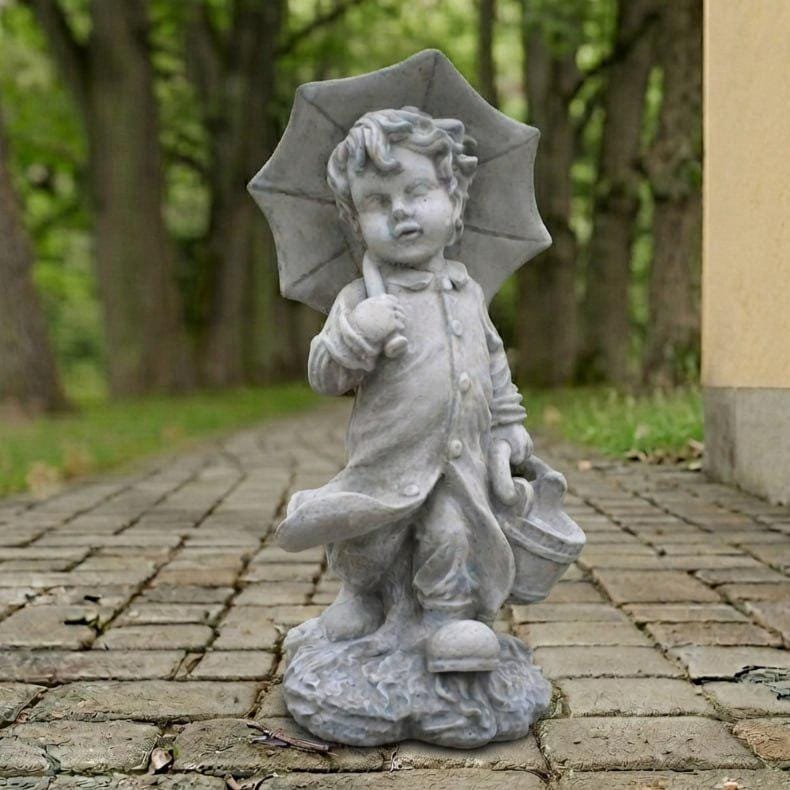 Boy Umbrella Statue - Etsy