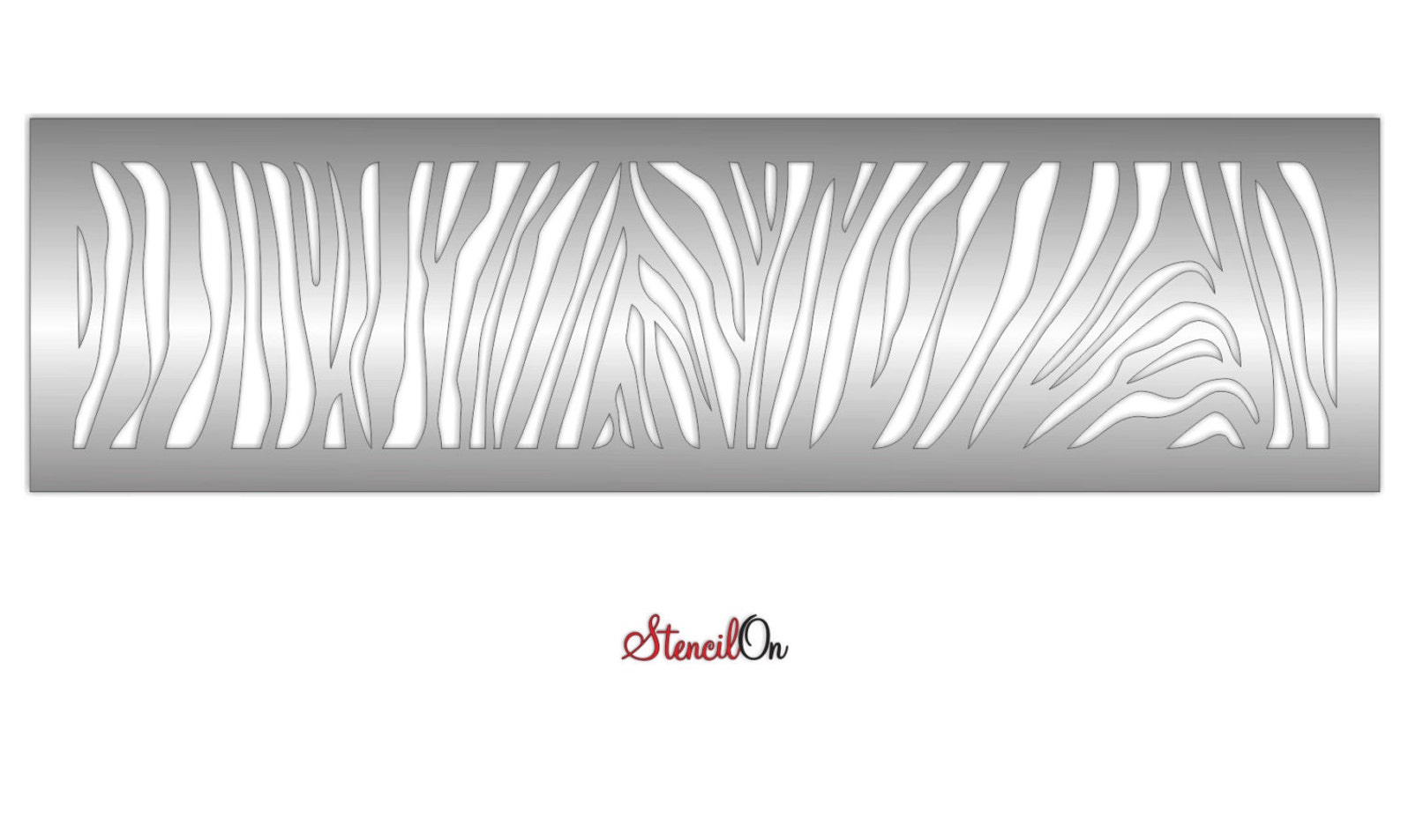 Zebra Wall Border Repeat Stencil Reusable mylar Etsy