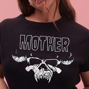 Punk Mom Shirt | Edgy Metal Mom Tee with Bold Design