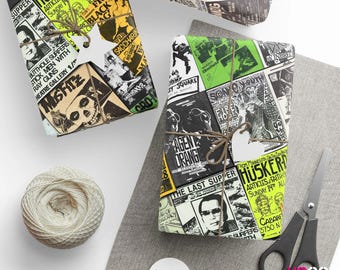 Punk Rock Gift Wrap: Music Fan Wrapping Paper