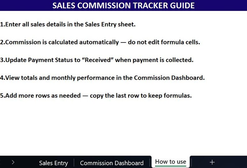 Sales Commission Tracker Excel Template | Automated Calculator ...