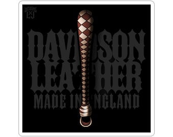 Davidson Leather Two Tone Blackjack sticker Kiss-Cut Stickers | laptop decal